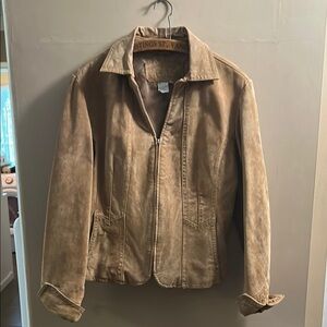 Live a Little Tan Leather Jacket